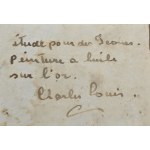 Charles Louis (?), Studium do ikony