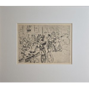 Max Liebermann (1847–1935), Market in the Jewish Quarter of Amsterdam