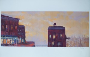 Marek Łoś, 4 ilustracje do książki „Looking for Bird in the Big City”, 2000