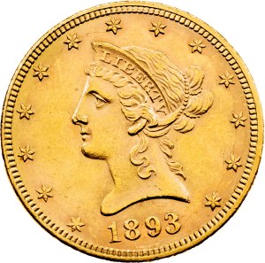 USA, 10 Dollars 1893, Philadelphia