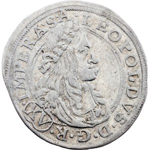 Leopold I., 15 Kreuzer 1664, Prague