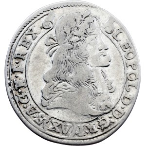 Leopold I., 15 Kreuzer 1680, KB, Kremnitz