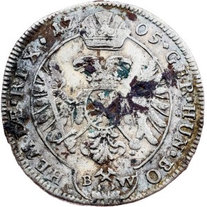 Leopold I., 3 Kreuzer 1705, Kuttenberg