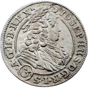 Joseph I., 3 Kreuzer 1705, FN, Breslau