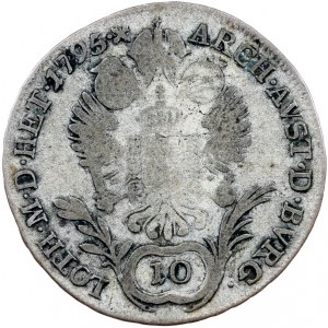 Franz I. (II.), 10 Kreuzer 1795, E, Karlsburg