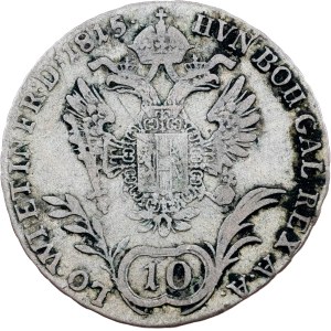 Franz I. (II.), 10 Kreuzer 1815, C, Prague