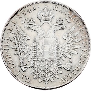 Ferdinand V., 1 thaler 1841, A, Vídeň