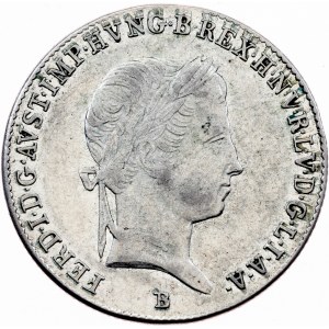 Ferdinand V., 10 kreuzerů, 1848, B, Kremnitz