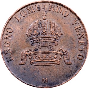 Franciszek Józef I, 10 centesimi, 1849 r., M, Mediolan
