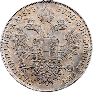 Franz Joseph I., 1 Thaler 1855, A, Vienna