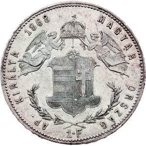 Franz Joseph I., 1 Forint 1868, KB, Kremnitz
