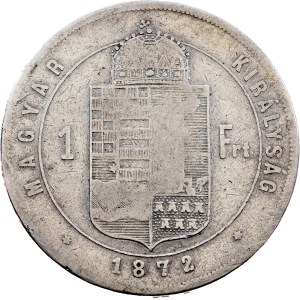 Franz Joseph I., 1 Forint 1872, KB, Kremnitz