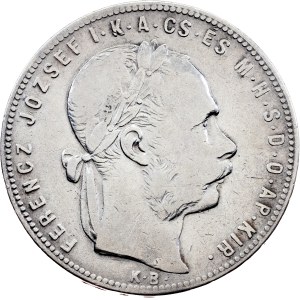 Franz Joseph I., 1 Forint 1880, KB, Kremnitz