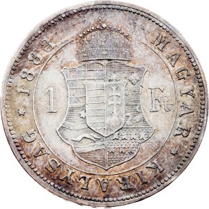 Franz Joseph I., 1 Forint 1883, KB, Kremnitz