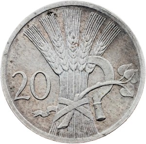 Czechoslovakia, 20 Stotin 1920, Kremnitz