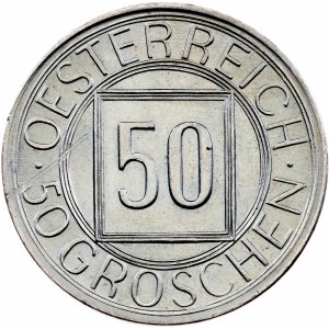 Austria, 50 Groschen 1934, Vienna