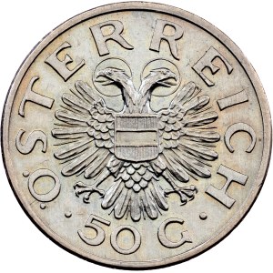 Austria, 50 Groschen 1936, Vienna