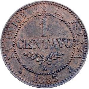 Bolivia, 1 Centavo 1883, A, Paris