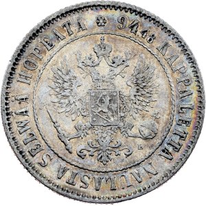 Finland, 1 Markka 1893, L, Helsinki
