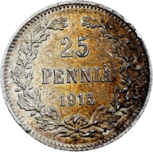 Finland, 25 Pennia 1915, S, Helsinki