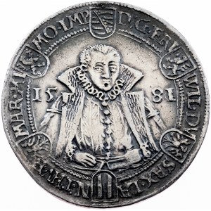Germany, 1 Thaler 1581, Saalfeld