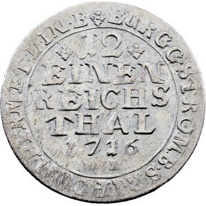 Germany, 1/12 Thaler 1716, WR, Münster