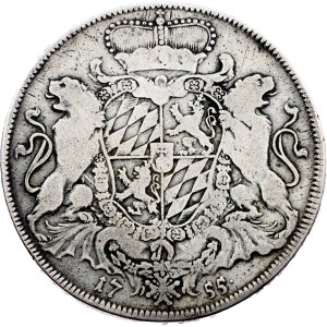 Nemecko, 1 konventsthaler z roku 1755, Mníchov