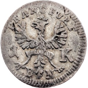 Germany, 1 Kreuzer 1773, BN, Frankfurt am Main