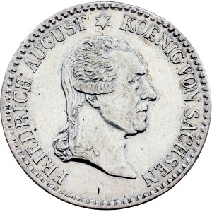 Germany, 1/6 Thaler KM# 1257, S, Dresden
