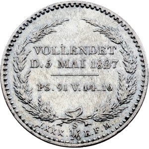 Germany, 1/6 Thaler KM# 1257, S, Dresden
