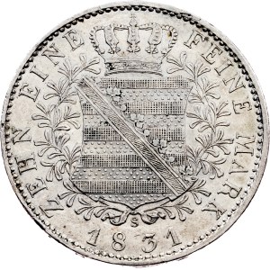 Germany, 1 Conventionsthaler 1831, S, Dresden