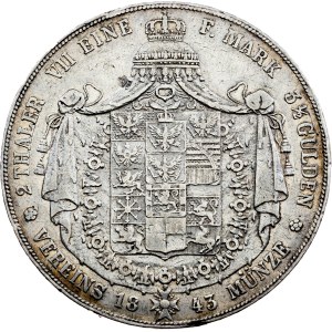 Germany, 3 1/2 Gulden / 2 Thaler 1843, A, Berlin