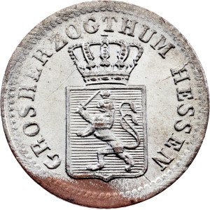 Nemecko, 1 Kreuzer z roku 1848, Darmstadt