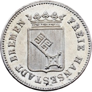 Germany, 6 Grote 1857, Bremen