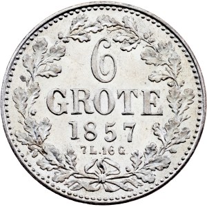 Germany, 6 Grote 1857, Bremen
