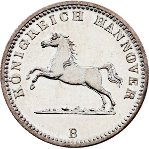 Germany, 1 Groschen 1865, B, Hanover