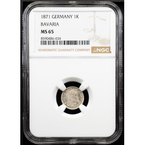 Germany, 1 Kreuzer 1871, Munich