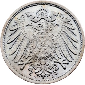 Germany, 10 Pfennig 1908, D, Munich