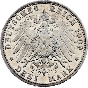 Germany, 3 Mark 1909, A, Berlin