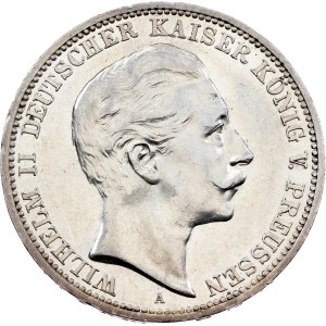 Germany, 3 Mark 1909, A, Berlin