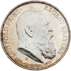 Germany, 3 Mark 1911, D, Munich