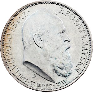 Germany, 3 Mark 1911, D, Munich