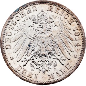 Germany, 3 Mark 1914, A, Berlin