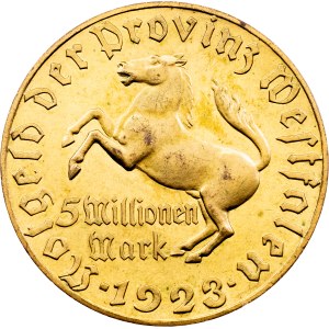 Germany, 5 Million Mark 1923, Berlin