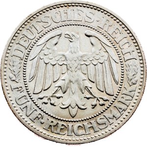 Nemecko, 5 ríšskych mariek, 1927, D, Mníchov