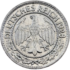 Germany, 50 Reichspfennig 1928, A, Berlin
