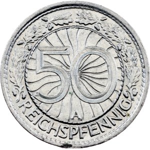 Germany, 50 Reichspfennig 1928, A, Berlin