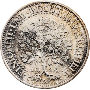 Niemcy, 5 reichsmarków, 1928 r., A, Berlin