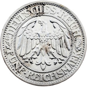 Niemcy, 5 marek Rzeszy 1932, D, Monachium