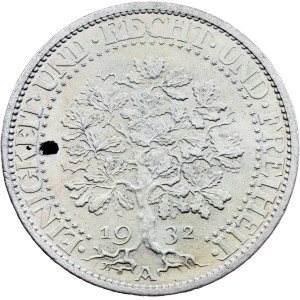 Niemcy, 5 marek Rzeszy, 1932 r., A, Berlin